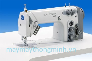 Single-needle 2-thread chainstitch machine with bottom feed and differential foot top feed(Máy 1 kim điện tử móc xích kép, nhiều chức năng tự động)